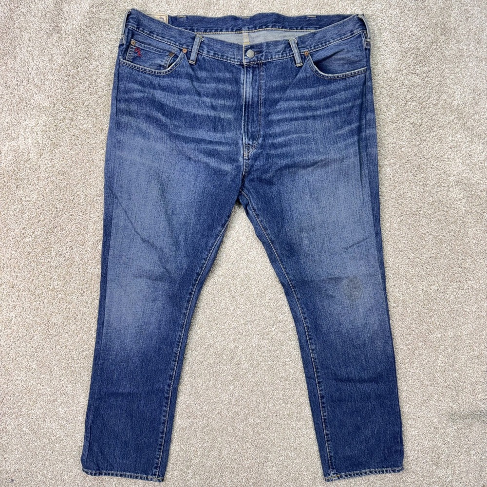 Polo Ralph Lauren Jeans Mens 44 Hampton Straight Blue Denim EUC